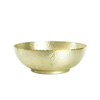 Meilleur dans la catégorie Petit bol de cuisine en aluminium personnalisé or chromé conception de marteau de ruche d'abeille pour la décoration de table à manger