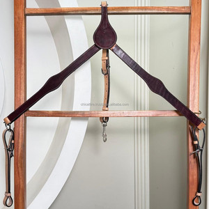 Custom Heavy Duty Wide Hand Tooled Cow Leather Western Saddle Breast Collar <b>Basket</b> <b>Weave</b> Stamped Horse Riding Equipment Halters - Product Image 6