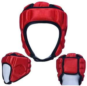 Casque de boxe professionnel respirant unisexe pour adultes avec protection en cuir véritable et design durable - Product Image 5
