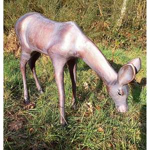 Wholesale Antique Reindeer Sculpture <b>Garden</b> Accessories Decorative Outdoor <b>Ornament</b> Event Supplies <b>Bronze</b> Deer Statue Home Decor - Product Image 1