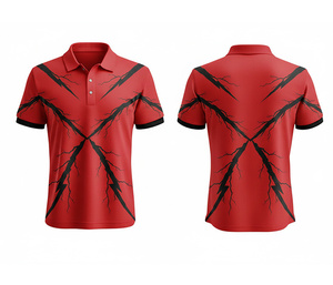 Lightweight Sublimation Polo Jersey for Summer Wear for Men Women Youth Quick-Dry Dry-Fit Active Polo - Product Image 1