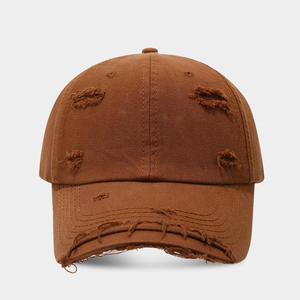 High Quality Cotton Dad <b>Hat</b> With Curved Visor Casual Headwear For Men Adjustable Custom Printing Wholesale Distressed <b>Cap</b> 2026 - Product Image 4