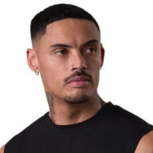 Débardeur Homme Noir Décontracté Sans Manches Coupe Musclée 100% Coton Respirant Séchage Rapide Athlétique Gym Entraînement Fitness Sportswear - Product Image 3