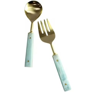 Premium Stainless Steel <b>Buffet</b> Salad <b>Server</b> Set Luxury Hospitality Collection - Product Image 2
