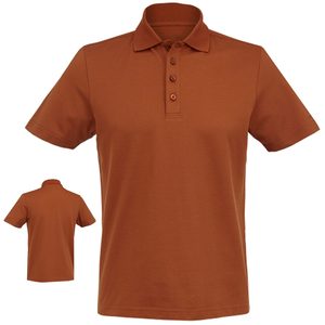 Chemise à manches courtes pour homme, couleur unie, style décontracté, coupe classique, boutons sur le devant, 100% polyester, service OEM - Product Image 1