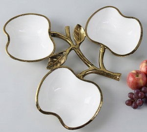 Plateau de service tendance au design unique pour fruits, décoration de cuisine, plateau à collations, assiette à bonbons et desserts - Product Image 6