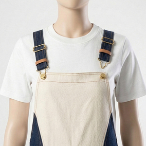 Conjuntos de lona ecológicos para mujer con logotipo personalizado bordado, mono ajustado de cintura alta, diseño tipo gabardina, color sólido, transpirable - Product Image 5