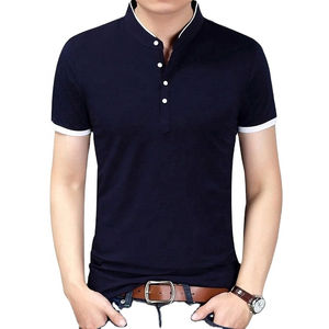 Camiseta Polo de Punto 100% Algodón para Hombre, Diseño Colorido de Última Moda, Personalizada OEM - Product Image 1