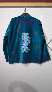 Handmade Velvet Suzani Jacket, Boho Embroidered Horse Coat Handmade Floral Suzani Jacket <b>Unique</b> <b>Gift</b> <b>For</b> <b>Her</b> - Product Image 5