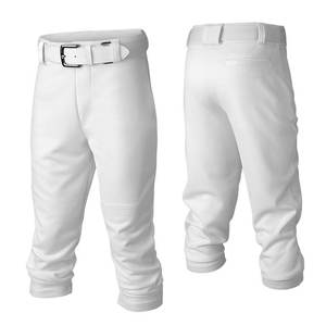 Pantalones de Béisbol Deportivos de Buena Calidad, Color Rojo, Blanco y Azul con Líneas Rojas, para Béisbol y Sóftbol, Largo Completo - Product Image 5