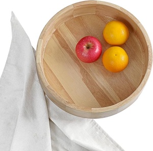 Tazón para Servir de Madera de Mango Artesanal con Base de Pedestal, Artesanía Atemporal para una Presentación de Comida Sofisticada - Product Image 4