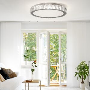 Plafoniera LED in Cristallo da 19,7 Pollici, 45W Dimmerabile, Moderna ed Energeticamente Efficiente per Soggiorno e Camera da Letto - Product Image 4