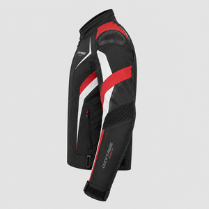 เสื้อแจ็คเก็ตมอเตอร์ไซค์คุณภาพสูงสำหรับผู้ชายไซส์ใหญ่ รุ่น Super Sport - ผลิตจากโพลีเอสเตอร์ 100% ผ้ากันน้ำระดับพรีเมียม พร้อมแถบสะท้อนแสงสำหรับการแข่งรถ - Product Image 6