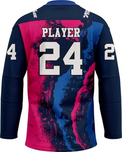 เสื้อเจอร์ซีย์ฮ็อกกี้น้ำแข็งแห้งเร็วออกแบบได้ตามต้องการ - Product Image 2
