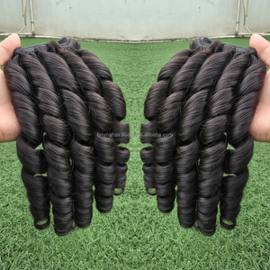 Extensiones de Cabello Rizado Beauty Hair Love Fumi, Doble Trama, Cabello Humano Virgen Remy Indonesio 100%, Permanente y Todos los Colores - Product Image 2