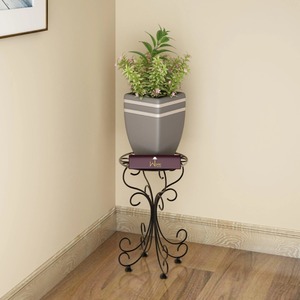 Premium Designer Metal Planter <b>Pot</b> With Stand for Luxury Interior Decoration Beautifully Crafted By KRAFT WORLD - Product Image 3