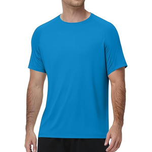 <b>Men's</b> Pink Short Sleeve Quick Dry Athletic T-<b>Shirt</b> <b>for</b> Gym Sportswear Breathable <b>Men</b> Athletic <b>Compression</b> Rashguard <b>Shirt</b> - Product Image 2
