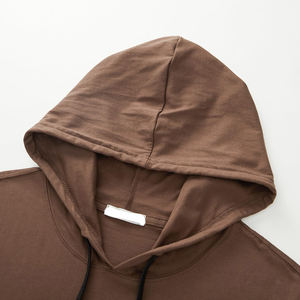 Sudadera con Capucha de Manga Corta para Hombre, Ligera, Económica, Corte Ajustado, Básica, Mezcla de Algodón, para Uso Diario, Verano 2026 - Product Image 4