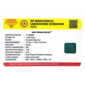Natural Emerald Cut Loose Gemstone 6.8 Carat Handcrafted Zambian Emerald for Fine Jewelry - Product Image 4