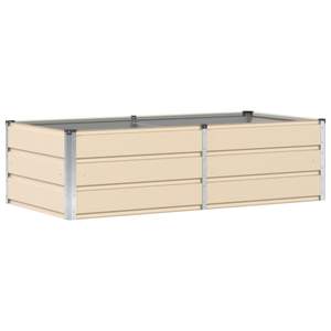 Fioriera in Acciaio Avorio 160 x 80 x 45 cm per Vasi e Fioriere - Product Image 2