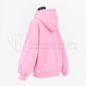 Women’s Pink Pullover <b>Hoodie</b> Custom <b>Red</b> Star Graphic Oversized Sweatshirt Casual Streetwear Fashion <b>Hoodie</b> - Product Image 4