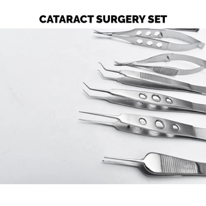 Kit Quirúrgico Oftálmico Profesional para Cataratas, 21 Piezas, Instrumentos Microquirúrgicos Reutilizables de Acero Inoxidable Alemán - Product Image 6