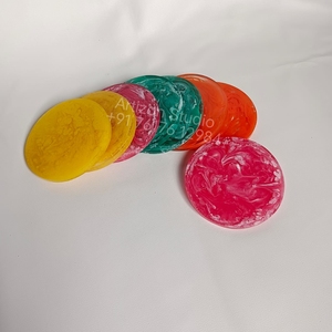 1. Plateau en résine artisanale avec un élégant motif marbré pour la maison de luxe, la salle à manger, l'hôtel, le restaurant, les mariages, les fêtes et les cadeaux - Product Image 6