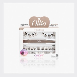 Pestañas postizas Ollio Korean K-Beauty sin pegamento, paquete mixto, naturales, hechas en Corea. - Product Image 5
