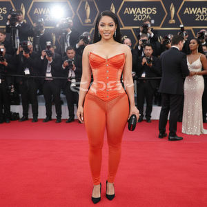 Leggings COSH con Estampado de Piel de Cocodrilo Naranja - Pantalones de Yoga de Cintura Alta con Patrón Animal Texturizado para Mujer - Product Image 5