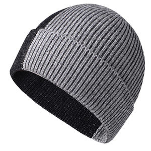 Outdoor ready jacquard knit beanie hat soft durable fabric stretchable fit comfortable <b>winter</b> <b>cap</b> for men and women for travel - Product Image 2