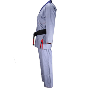 Kimono Profesional de BJJ Gris Ligero y Transpirable, Tejido Pearl Weave 450GSM, Uniforme de Jiu-Jitsu Brasileño, Pantalones Ripstop, Aprobado por la IBJJF - Product Image 4