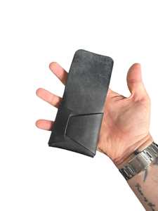 Genuine Leather Stitchless <b>Wallet</b> Slim Minimalist Card Holder <b>RFID</b> <b>Blocking</b> Front Pocket Design Unisex Candy Cover LSW-0001 - Product Image 3