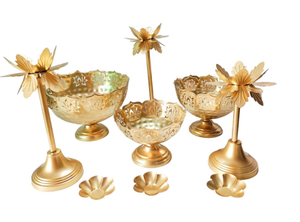 Juego de Cuencos Urli Personalizados con Diseño de Flor de Loto, de Metal de Latón Duradero, para Decoración del Hogar, Uso en Interiores, Cuenco Flotante para Agua, Ideal para Diwali - Product Image 3