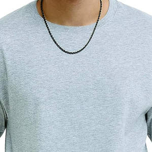 Camiseta de Manga Larga con Logotipo Estampado al por Mayor para Hombre, Camiseta de Algodón Lisa Unisex de Cuello Redondo y Manga Larga - Product Image 1