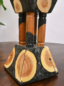 Luxury Middle East Ramadan Gift Wooden Resin <b>Incense</b> Burner Custom Epoxy Resin Bakhoor Burner Mabkhara <b>Holder</b> - Product Image 1