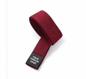 เข็มขัดบราซิลเลียนยิวยิตสูแบบสั่งทำสำหรับผู้ชายและผู้หญิง คุณภาพสูง สำหรับการฝึกซ้อมและการแข่งขัน - Product Image 6