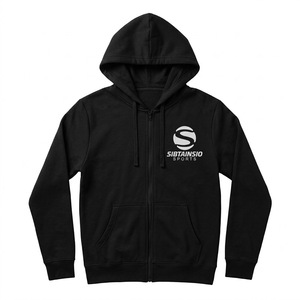 <b>Black</b> Zip Up <b>Womens</b> <b>Plain</b> Raglan Sleeve Fleece Jacket Wholesale <b>Women's</b> Hoodies Sweatshirts Custom Cotton Polyester <b>Hoodie</b> - Product Image 4