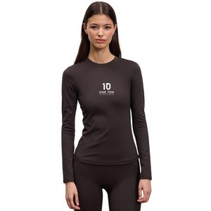 เสื้อยืดแขนยาวทรงปกติสำหรับผู้หญิง ผ้าฝ้าย 100% คอกลม สวมใส่สบาย เหมาะสำหรับฤดูร้อน เสื้อผ้ากีฬา รับสกรีนโลโก้ ขายส่งเสื้อผ้า - Product Image 1