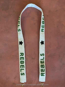 Stylish Multicolor Star Beaded Vintage Custom Handmade Embroidery <b>Adjustable</b> Bag <b>Strap</b> Shoulder Belt Purse Decorative Bag Hanger - Product Image 4