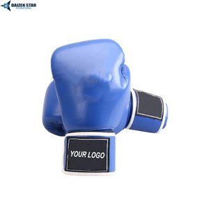 PU Leather Training Boxing Gloves, Adjustable Wrist <b>Strap</b> Sparring Gloves for Men Women - Product Image 3