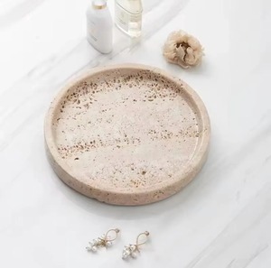 Elegante Bandeja de Servir de Resina Estilo Travertino, Bandeja de Epoxi Hecha a Mano de Lujo para Decoración Contemporánea del Hogar, Mesa de Comedor, Mesa de Centro - Product Image 6