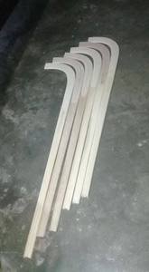 Bâtons de hockey sur roulettes en bois pour jeunes de qualité export, modèle tressé en fibre de verre EWS0002, fabriqués par Eoin Winston Sports Sialkot - Product Image 3