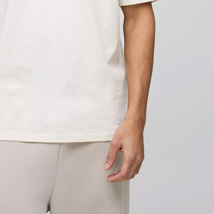 T-shirt surdimensionné 100 % coton pour homme, respirant, style hip-hop, éco-responsable, streetwear, coupe confortable, prix usine – Meilleures ventes - Product Image 5