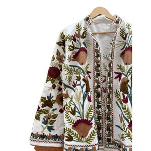 Suzani-Chaqueta Kimono corta de 100% algodón para adultos, chaqueta femenina de diseño cómodo y fresco, nueva oferta de Navidad - Product Image 1