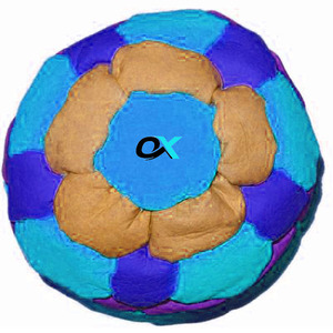 Sac à pieds Hacky Sack à motif floral coloré pour les jeux en plein air - Product Image 4