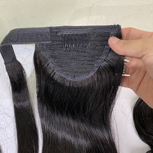 Extensions de cheveux naturels Remy, cheveux humains, lisses, blonds et noirs, de qualité supérieure, avec cuticules alignées, style vietnamien, dernière collection - Product Image 2