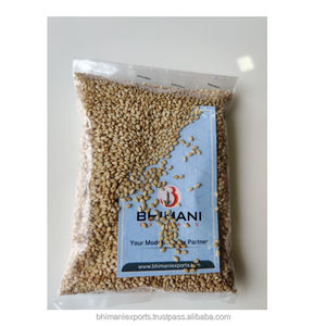 Graines de sésame blanches naturelles de qualité supérieure, riches en nutriments, sans aflatoxine, conditionnement PP 25 kg, certifiées ISO, pour boulangerie - Product Image 1