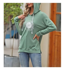 Nueva Colección de Sudaderas con Capucha para Mujer, 100% Algodón, Manga Larga, Cuello Caído, Estampadas, Cómodas, para Invierno, Personalizables - Product Image 4