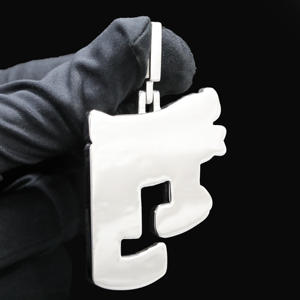 Colgante Overlord de Aleación Chapado en Oro con Diamantes de Imitación Pesados Estilo Hiphop - Product Image 2