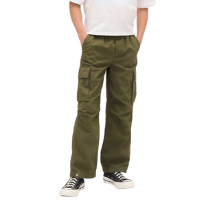 Pantalons cargo pour enfants garçons, taille élastique, multi-poches, décontractés, confortables, durables, pour usage quotidien en plein air - Product Image 1
